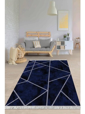 Viyana Home Dijital Baskılı Kaymaz Taban Yıkanabilir Modern Salon Halısı Mutfak Halısı Yolluk VH-HY-1089