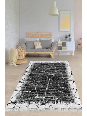Viyana Home Dijital Baskılı Kaymaz Taban Yıkanabilir Modern Salon Halısı Mutfak Halısı Yolluk VH-HY-1256