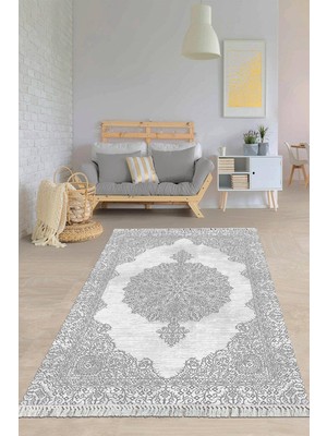 Viyana Home Dijital Baskılı Kaymaz Taban Yıkanabilir Modern Salon Halısı Mutfak Halısı Yolluk VH-HY-1036