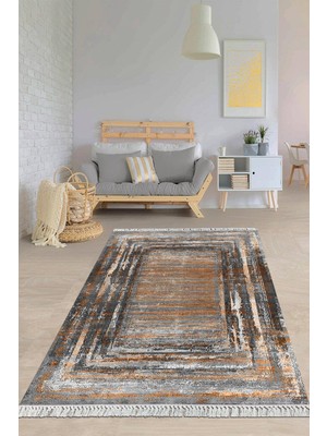 Viyana Home Dijital Baskılı Kaymaz Taban Yıkanabilir Modern Salon Halısı Mutfak Halısı Yolluk VH-HY-1267