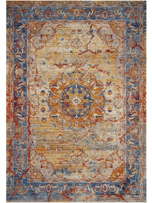 Viyana Home Dijital Baskılı Kaymaz Taban Yıkanabilir Modern Salon Halısı Mutfak Halısı Yolluk VH-HY-1254