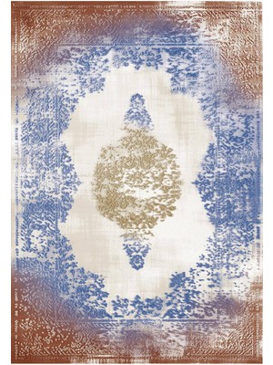 Viyana Home Dijital Baskılı Kaymaz Taban Yıkanabilir Modern Salon Halısı Mutfak Halısı Yolluk VH-HY-1124