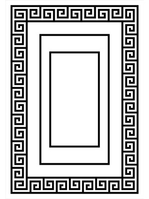 Viyana Home Dijital Baskılı Kaymaz Taban Yıkanabilir Çerçeveli Salon Halısı Mutfak Halısı Yolluk VH-HY-978