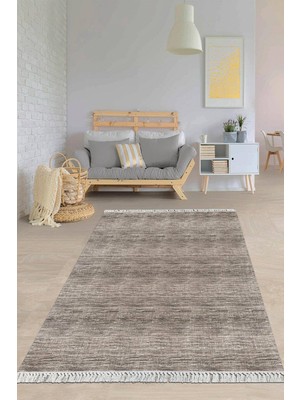 Viyana Home Dijital Baskılı Kaymaz Taban Yıkanabilir Modern Salon Halısı Mutfak Halısı Yolluk VH-HY-1251