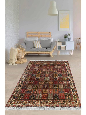 Viyana Home Dijital Baskılı Kaymaz Taban Yıkanabilir Modern Salon Halısı Mutfak Halısı Yolluk VH-HY-869