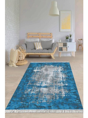 Viyana Home Dijital Baskılı Kaymaz Taban Yıkanabilir Modern Salon Halısı Mutfak Halısı Yolluk VH-HY-921