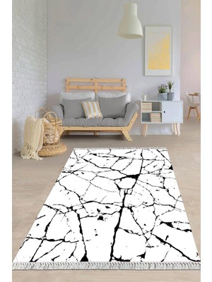 Viyana Home Dijital Baskılı Kaymaz Taban Yıkanabilir Modern Salon Halısı Mutfak Halısı Yolluk VH-HY-1162