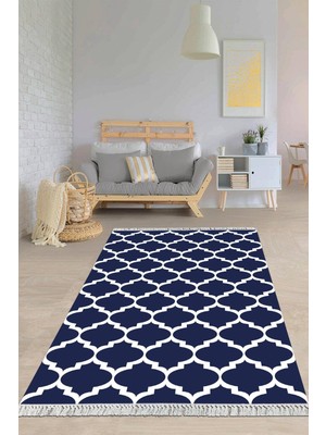 Viyana Home Dijital Baskılı Kaymaz Taban Yıkanabilir Modern Salon Halısı Mutfak Halısı Yolluk VH-HY-927