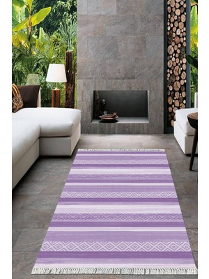 Viyana Home Dijital Baskılı Kaymaz Taban Yıkanabilir Modern Salon Halısı Mutfak Halısı Yolluk VH-HT-1011