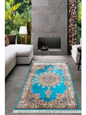 Viyana Home Dijital Baskılı Kaymaz Taban Yıkanabilir Modern Salon Halısı Mutfak Halısı Yolluk VH-HT-1078