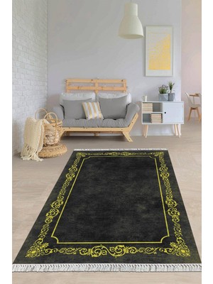 Viyana Home Dijital Baskılı Kaymaz Taban Yıkanabilir Modern Salon Halısı Mutfak Halısı Yolluk VH-HY-1390