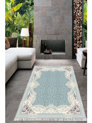 Viyana Home Dijital Baskılı Kaymaz Taban Yıkanabilir Modern Salon Halısı Mutfak Halısı Yolluk VH-HT-1050