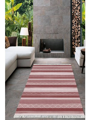 Viyana Home Dijital Baskılı Kaymaz Taban Yıkanabilir Modern Salon Halısı Mutfak Halısı Yolluk VH-HT-1003