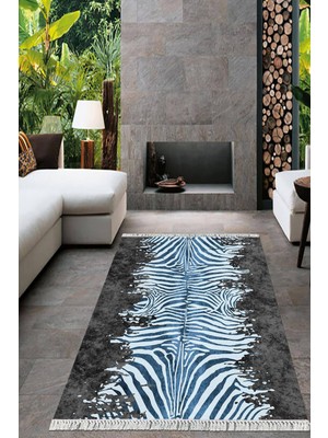 Viyana Home Dijital Baskılı Kaymaz Taban Yıkanabilir Modern Salon Halısı Mutfak Halısı Yolluk VH-HT-1118