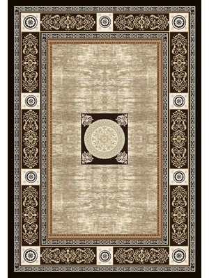 Viyana Home Dijital Baskılı Kaymaz Taban Yıkanabilir Çerçeveli Salon Halısı Mutfak Halısı Yolluk VH-HT-1210