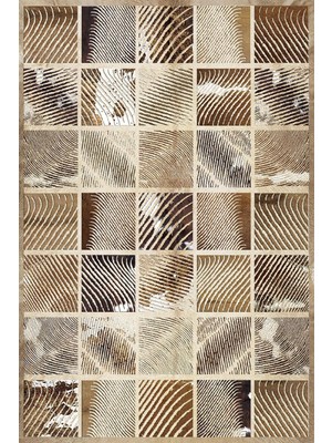 Viyana Home Dijital Baskılı Kaymaz Taban Yıkanabilir Modern Salon Halısı Mutfak Halısı Yolluk VH-HT-1221