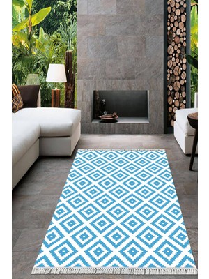 Viyana Home Dijital Baskılı Kaymaz Taban Yıkanabilir Modern Salon Halısı Mutfak Halısı Yolluk VH-HT-1277