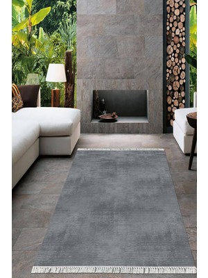 Viyana Home Dijital Baskılı Kaymaz Taban Yıkanabilir Sade Desen Salon Halısı Mutfak Halısı Yolluk Vh-Ht-12