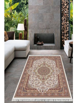 Viyana Home Dijital Baskılı Kaymaz Taban Yıkanabilir Klasik Salon Halısı Mutfak Halısı Yolluk Vh-Ht-40