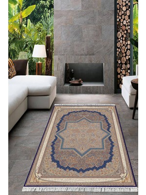 Viyana Home Dijital Baskılı Kaymaz Taban Yıkanabilir Klasik Salon Halısı Mutfak Halısı Yolluk Vh-Ht-63
