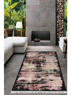 Viyana Home Dijital Baskılı Kaymaz Taban Yıkanabilir Modern Salon Halısı Mutfak Halısı Yolluk VH-HT-135