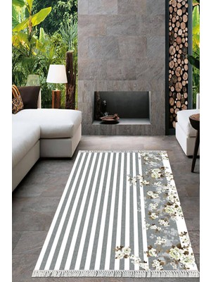 Viyana Home Dijital Baskılı Kaymaz Taban Yıkanabilir Modern Salon Halısı Mutfak Halısı Yolluk VH-HT-200