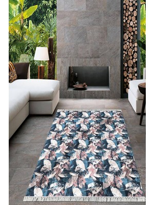 Viyana Home Dijital Baskılı Kaymaz Taban Yıkanabilir Modern Salon Halısı Mutfak Halısı Yolluk VH-HT-473
