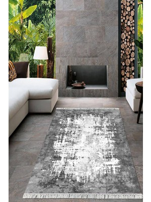 Viyana Home Dijital Baskılı Kaymaz Taban Yıkanabilir Modern Salon Halısı Mutfak Halısı Yolluk VH-HT-498