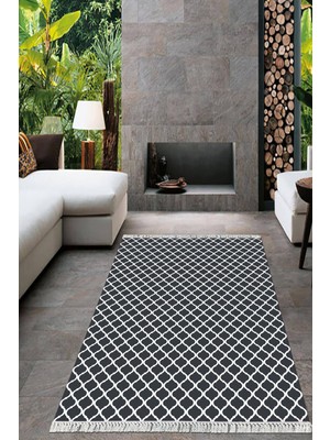 Viyana Home Dijital Baskılı Kaymaz Taban Yıkanabilir Sade Desen Salon Halısı Mutfak Halısı Yolluk VH-HT-520