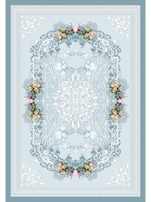 Viyana Home Dijital Baskılı Kaymaz Taban Yıkanabilir Modern Salon Halısı Mutfak Halısı Yolluk VH-HS-354