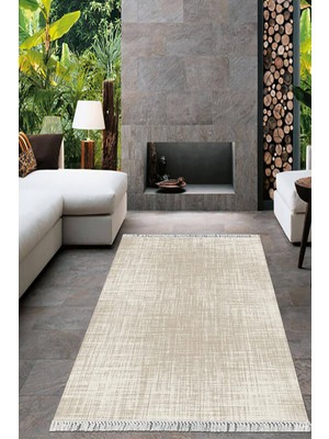 Viyana Home Dijital Baskılı Kaymaz Taban Yıkanabilir Sade Desen Salon Halısı Mutfak Halısı Yolluk VH-HT-562