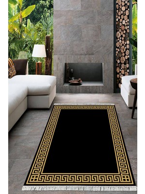 Viyana Home Dijital Baskılı Kaymaz Taban Yıkanabilir Çerçeveli Salon Halısı Mutfak Halısı Yolluk VH-HT-717