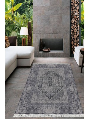 Viyana Home Dijital Baskılı Kaymaz Taban Yıkanabilir Modern Salon Halısı Mutfak Halısı Yolluk VH-HT-749