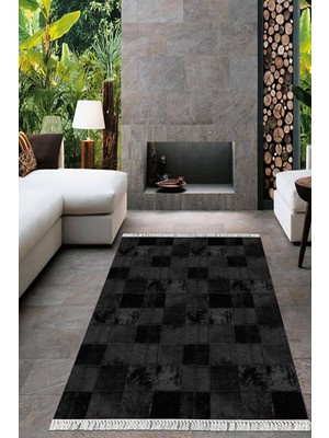 Viyana Home Dijital Baskılı Kaymaz Taban Yıkanabilir Modern Salon Halısı Mutfak Halısı Yolluk VH-HT-944