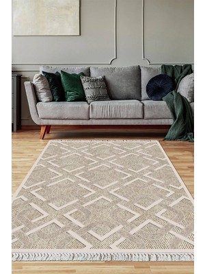 Viyana Home Dijital Baskılı Kaymaz Taban Yıkanabilir Salon Halısı Mutfak Halısı Yolluk VH-SD-1000