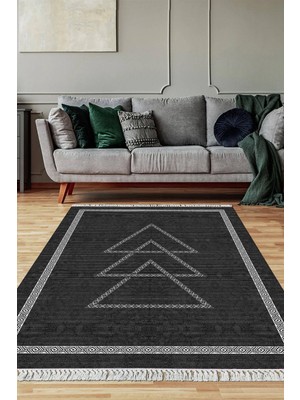 Viyana Home Dijital Baskılı Kaymaz Taban Yıkanabilir Salon Halısı Mutfak Halısı Yolluk VH-SD-1064