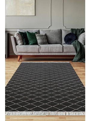 Viyana Home Dijital Baskılı Kaymaz Taban Yıkanabilir Salon Halısı Mutfak Halısı Yolluk VH-SD-173