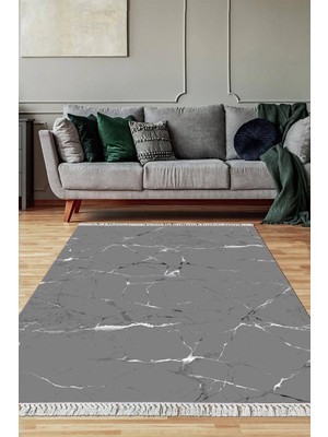 Viyana Home Dijital Baskılı Kaymaz Taban Yıkanabilir Salon Halısı Mutfak Halısı Yolluk VH-SD-393