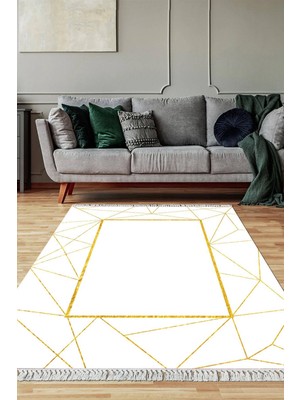 Viyana Home Dijital Baskılı Kaymaz Taban Yıkanabilir Salon Halısı Mutfak Halısı Yolluk VH-SD-440