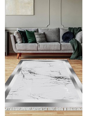 Viyana Home Dijital Baskılı Kaymaz Taban Yıkanabilir Salon Halısı Mutfak Halısı Yolluk VH-SD-448