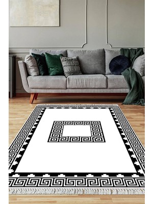 Viyana Home Dijital Baskılı Kaymaz Taban Yıkanabilir Salon Halısı Mutfak Halısı Yolluk VH-SD-605