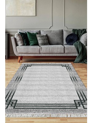 Viyana Home Dijital Baskılı Kaymaz Taban Yıkanabilir Salon Halısı Mutfak Halısı Yolluk VH-SD-793