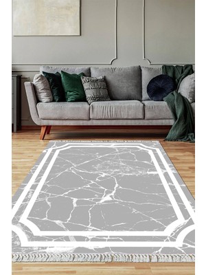 Viyana Home Dijital Baskılı Kaymaz Taban Yıkanabilir Salon Halısı Mutfak Halısı Yolluk VH-SD-804