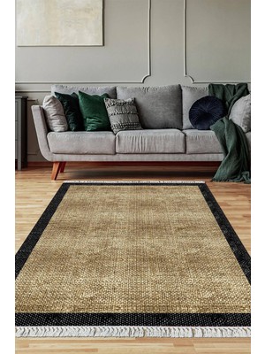 Viyana Home Dijital Baskılı Kaymaz Taban Yıkanabilir Salon Halısı Mutfak Halısı Yolluk VH-SD-871