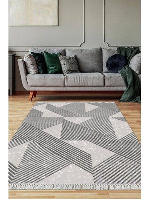 Viyana Home Dijital Baskılı Kaymaz Taban Yıkanabilir Salon Halısı Mutfak Halısı Yolluk VH-SD-936
