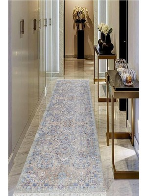 Viyana Home Dijital Baskılı Kaymaz Taban Yıkanabilir Modern Salon Halısı Koridor Halısı Yolluk VHU-SD-1124