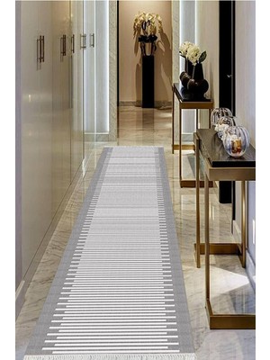 Viyana Home Dijital Baskılı Kaymaz Taban Yıkanabilir Modern Salon Halısı Koridor Halısı Yolluk VHU-SD-317