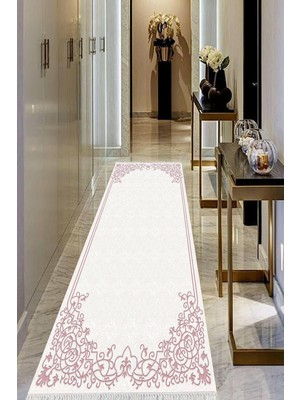 Viyana Home Dijital Baskılı Kaymaz Taban Yıkanabilir Modern Salon Halısı Koridor Halısı Yolluk VHU-HK-146