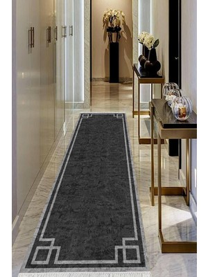 Viyana Home Dijital Baskılı Kaymaz Taban Yıkanabilir Modern Salon Halısı Koridor Halısı Yolluk VHU-HT-364