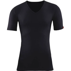 V Yaka Kısa Kol Siyah Unisex Termal 1263